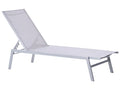 Lido Steel Garden Sun Lounger – Grey