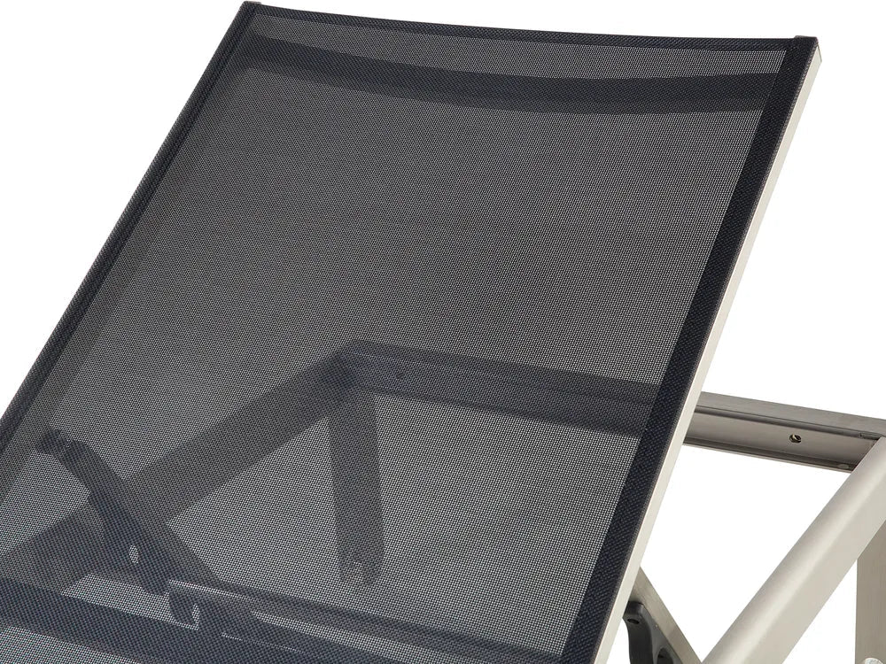 Marea Garden Sun Lounger – Black