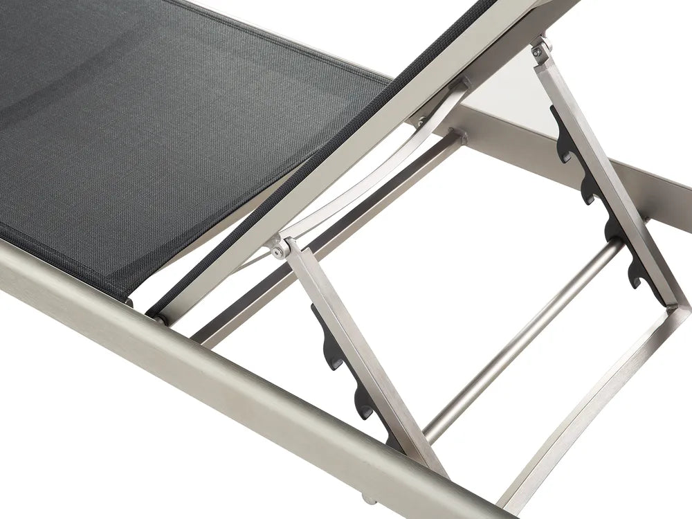 Marea Garden Sun Lounger – Black