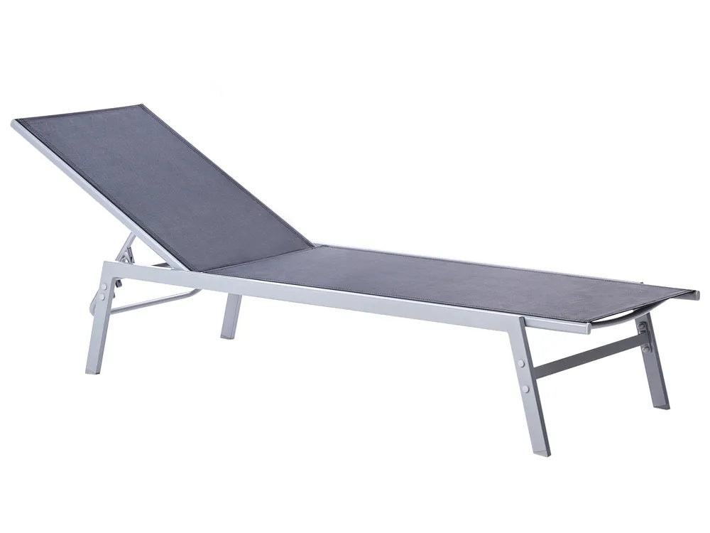Lido Garden Sun Lounger – Black