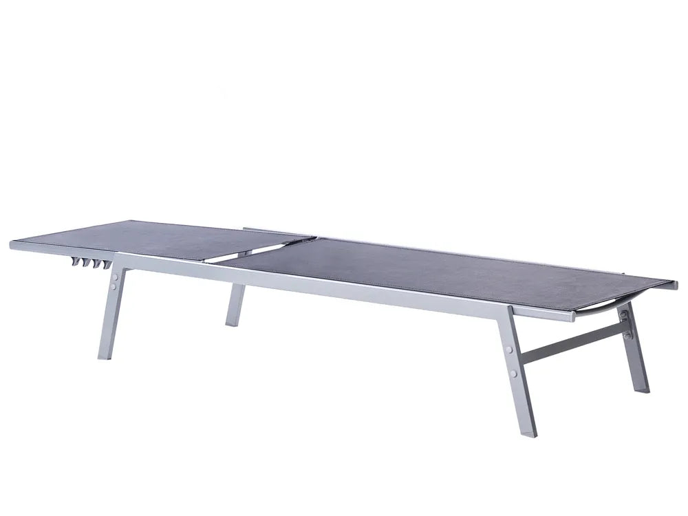 Lido Garden Sun Lounger – Black