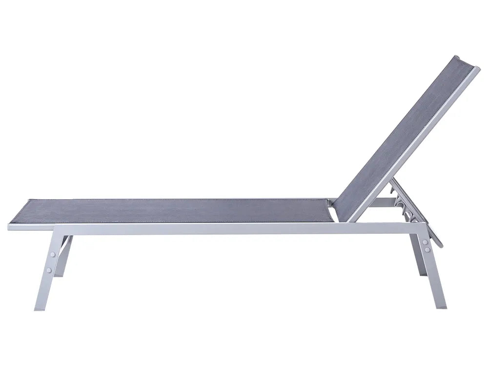 Lido Garden Sun Lounger – Black