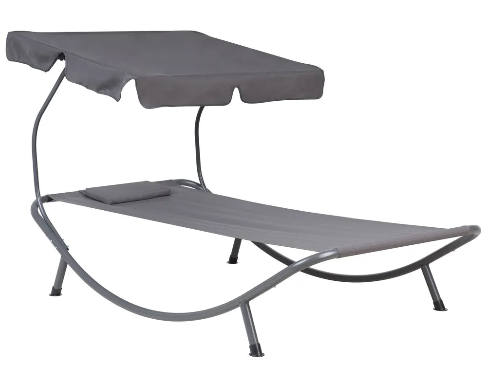 Nube Fabric Sun Bed – Grey