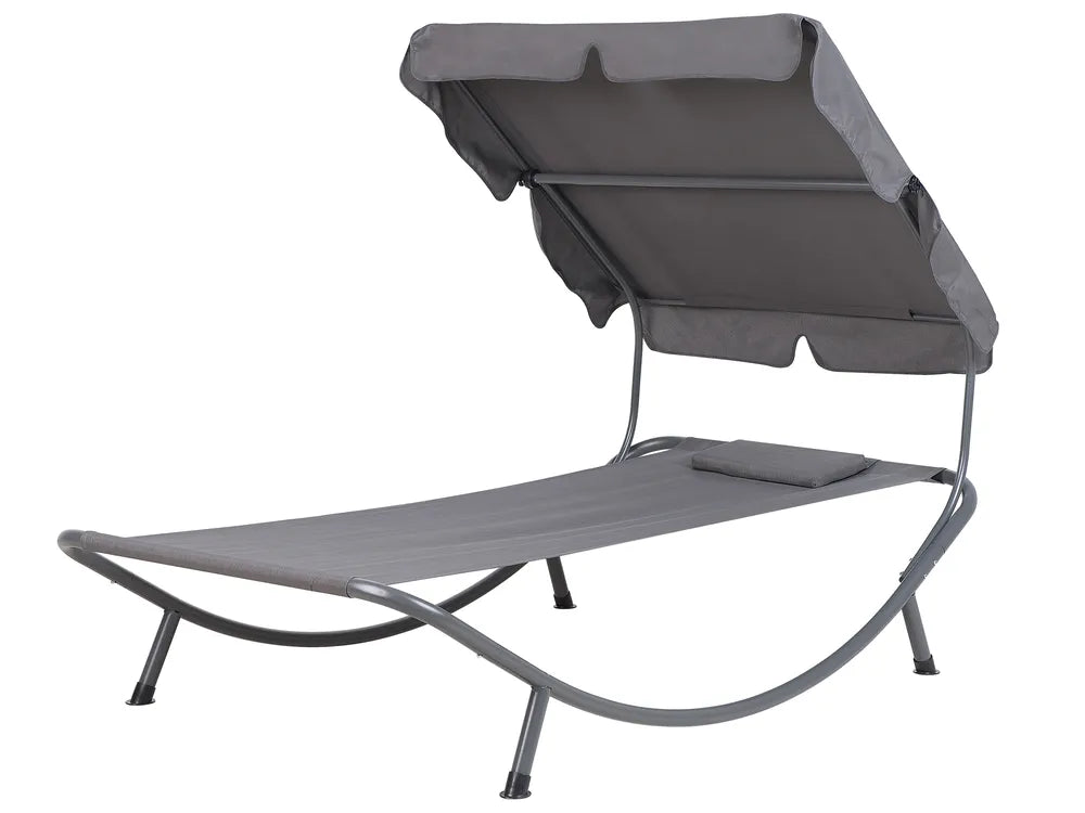 Nube Fabric Sun Bed – Grey