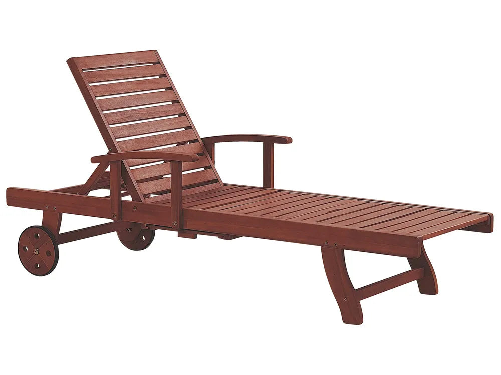 Siena Acacia Wood Garden Sun Lounger