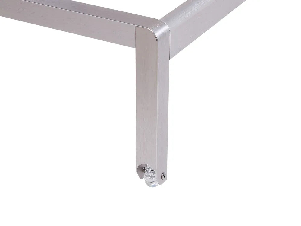 Marea Aluminium Garden Sun Lounger – White
